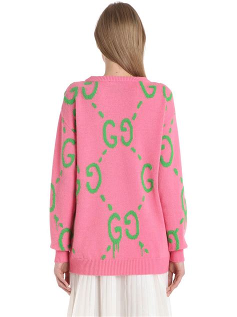 gucci intarsia sweater|Gucci jumper women.